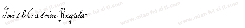 Smith Catrine Regula字体转换